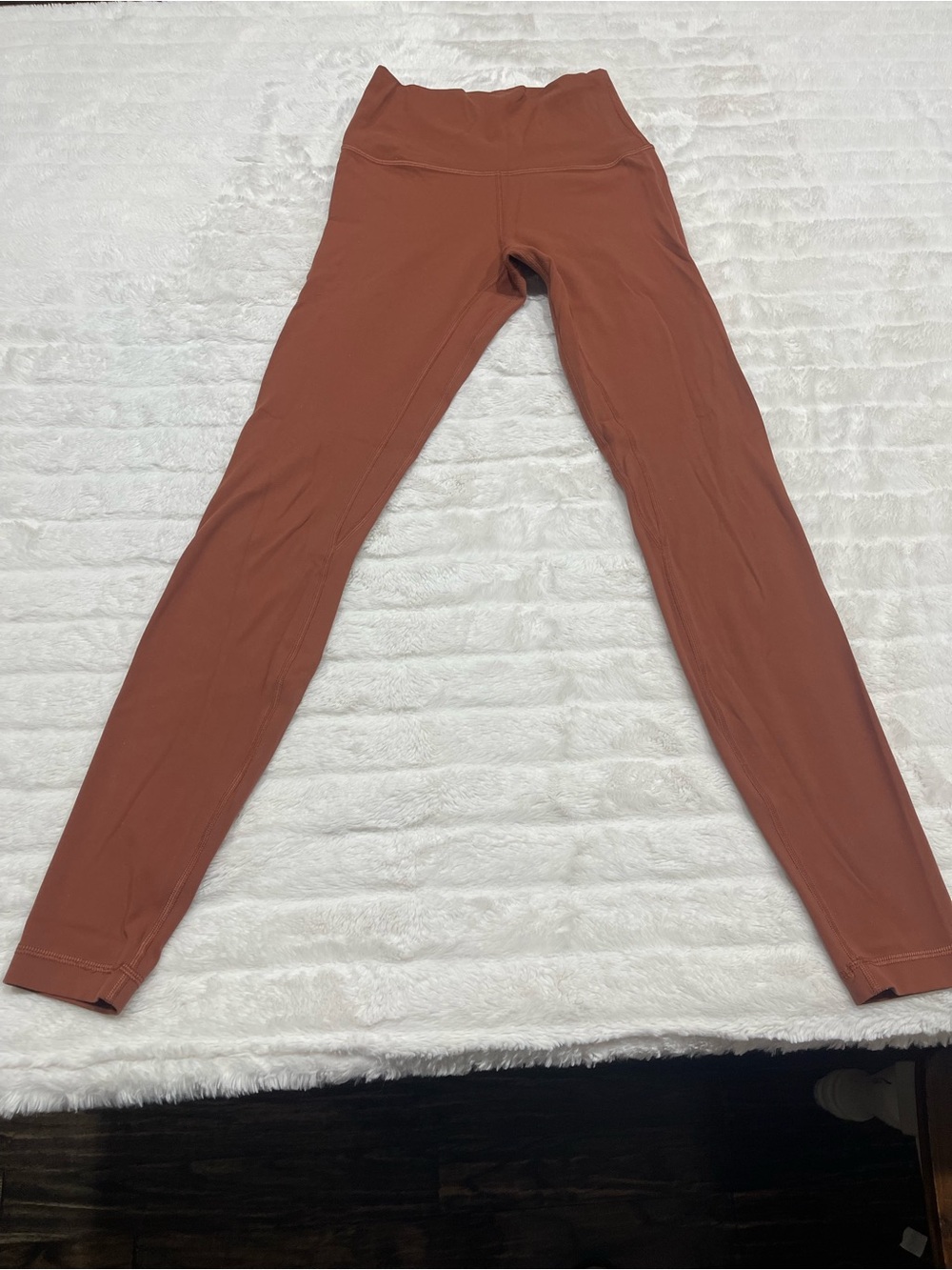 lululemon athletica Kids Rust Brown High-Waist Leggings